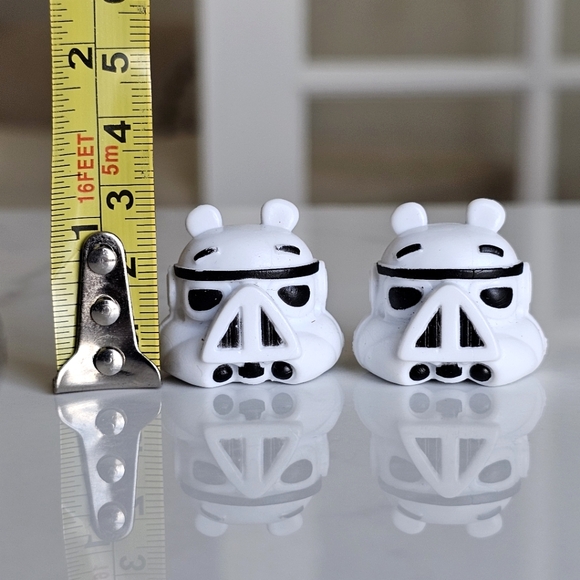 Star Wars Angry Birds Replacement Mini Figures Pig Stormtroopers Lot Of 2, 1" - Picture 4 of 5
